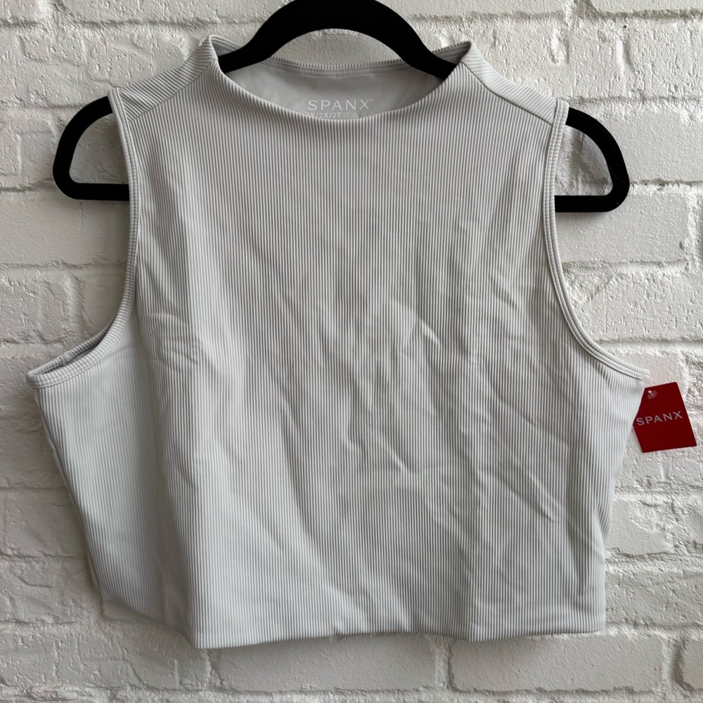 NWT Spanx Ribbed Active Tank Top
